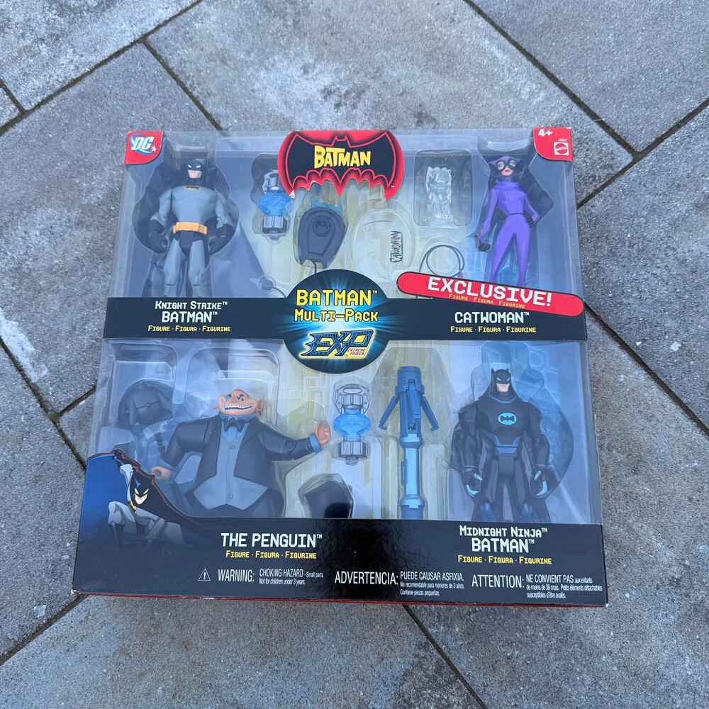 The Batman EXP Multi-Pack Sealed Exclusive Catwoman Penguin Midnight Ninja New
